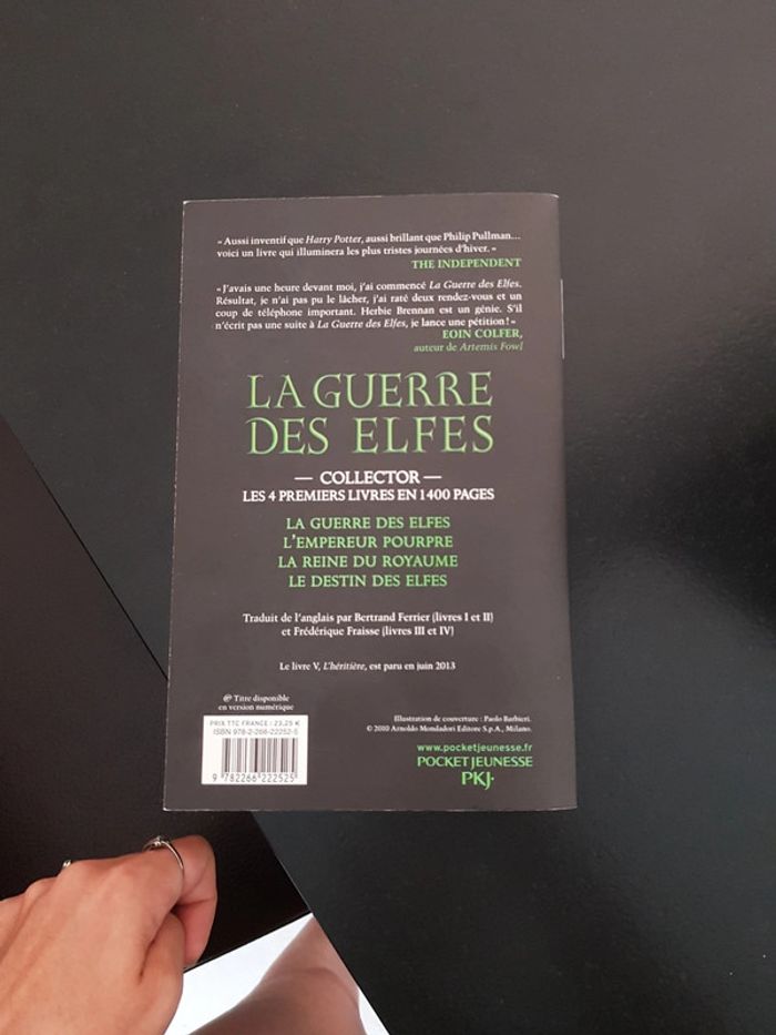 La guerre des elfes - Collector Herbie Brennan - photo numéro 3