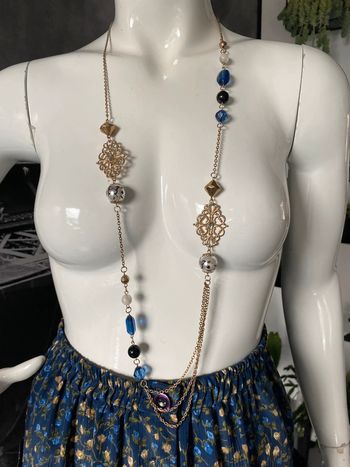 Collier sautoir rétro vintage