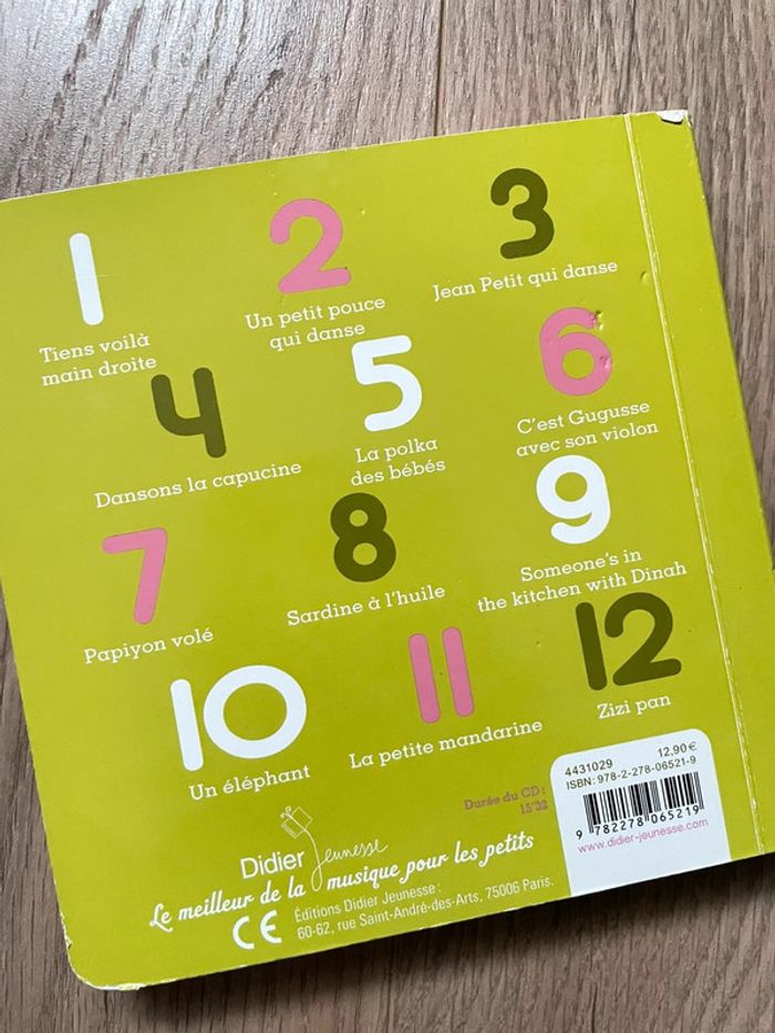 Livre musical Comptines pour danser + CD - photo numéro 3