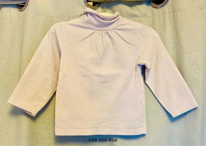Lot 5 hauts manches longues 9-12 mois - photo numéro 6