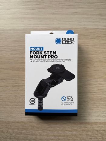 Quad Lock Fork Stem Mount PRO - Support de téléphone Moto 