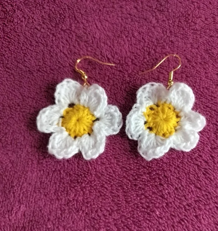 boucles d'oreilles, pendants crochet