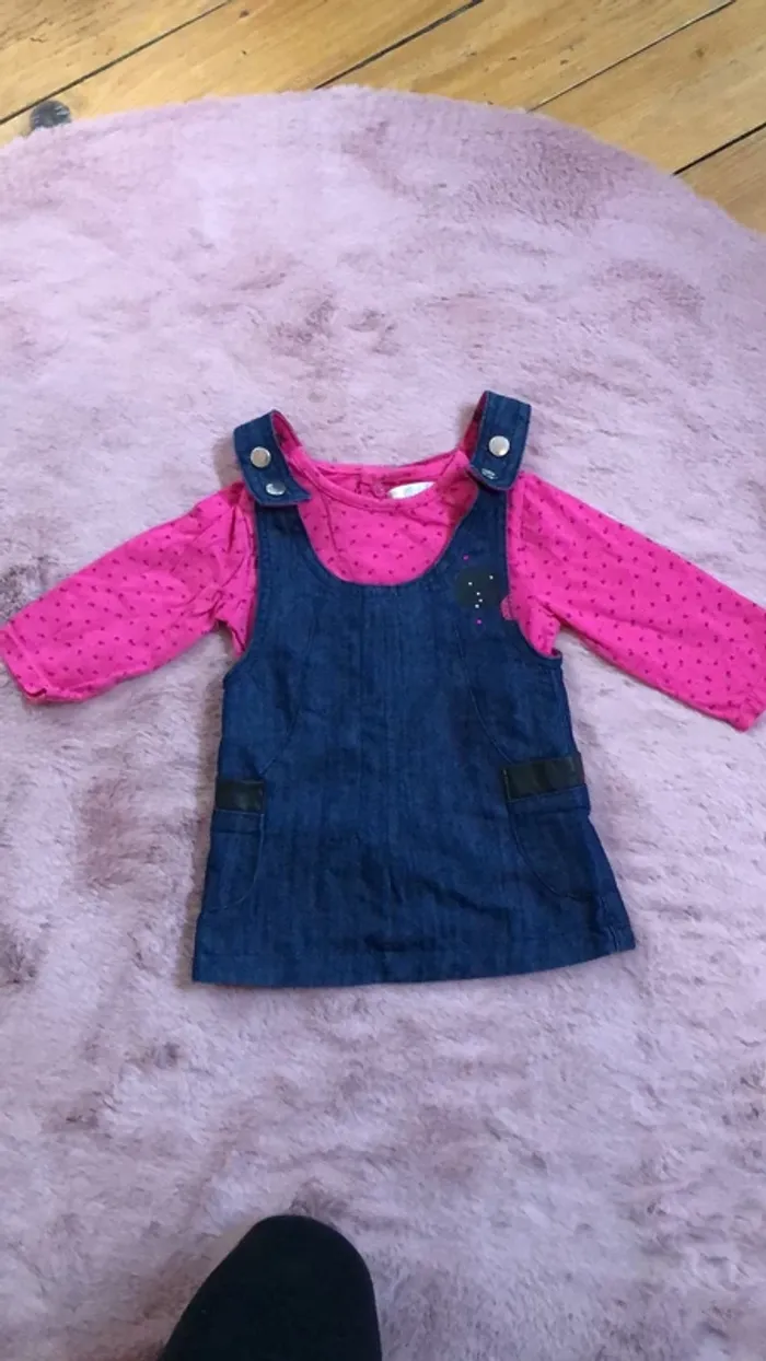 Robe + tee-shirts manches longues
