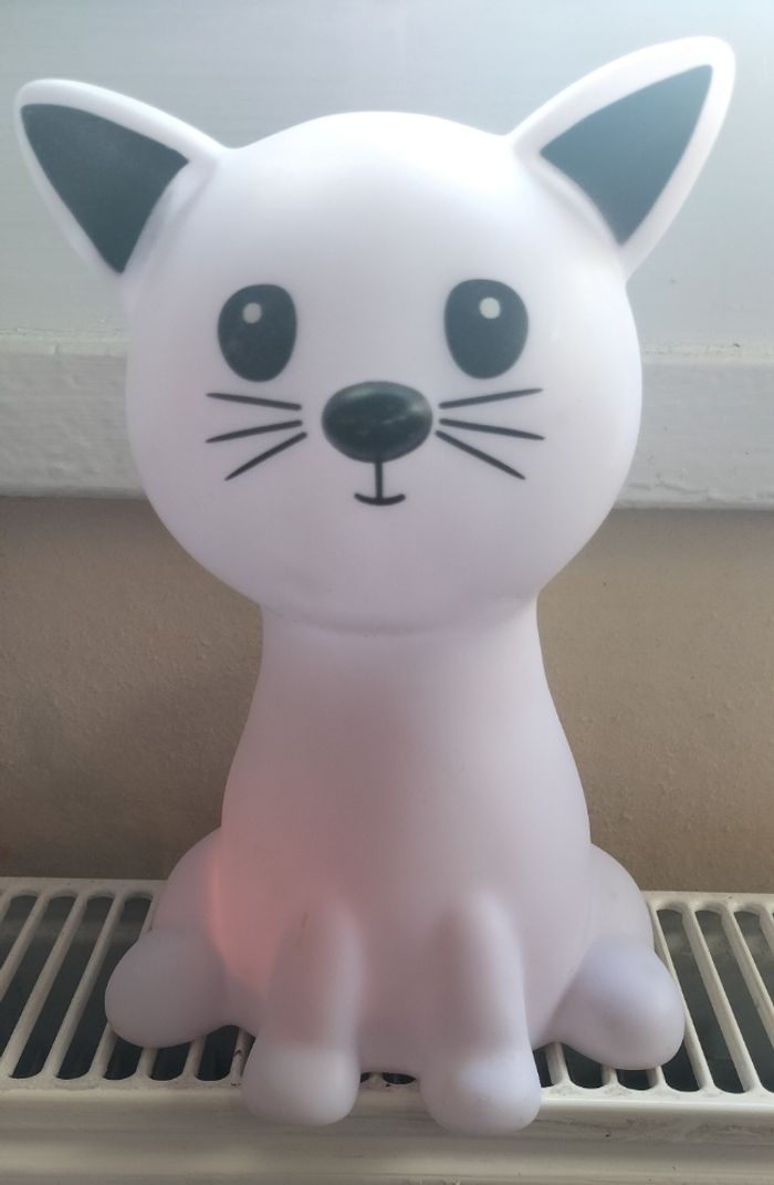 Chat veilleuse lumineux