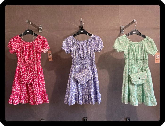 Robe à fleurs verte - photo numéro 4