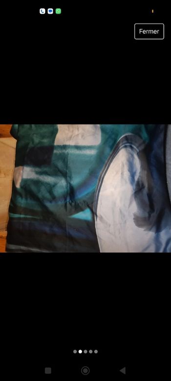Lot de 4 foulards en satin