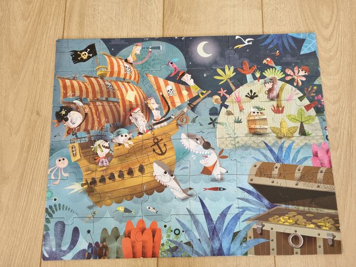 Puzzle janod pirates la chasse aux trésors - photo numéro 2