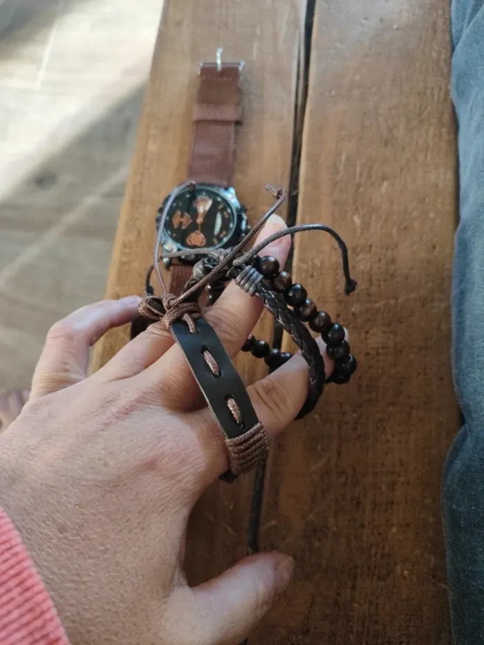 Ensemble neuf montre et bracelets homme - photo numéro 5