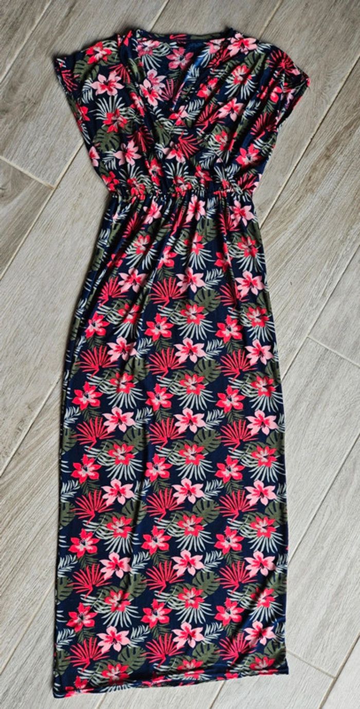 Robe fleurie longue femme