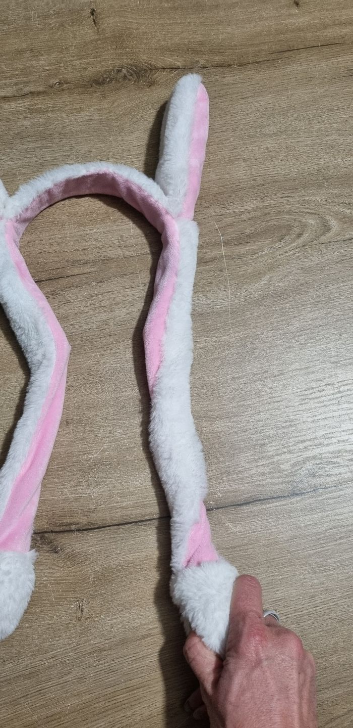 Serre-tête oreilles de lapin qui bougent - photo numéro 4
