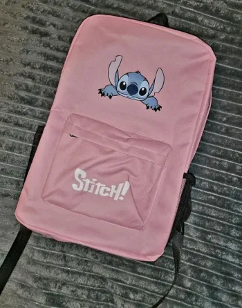 Grand sac a dos stitch rose