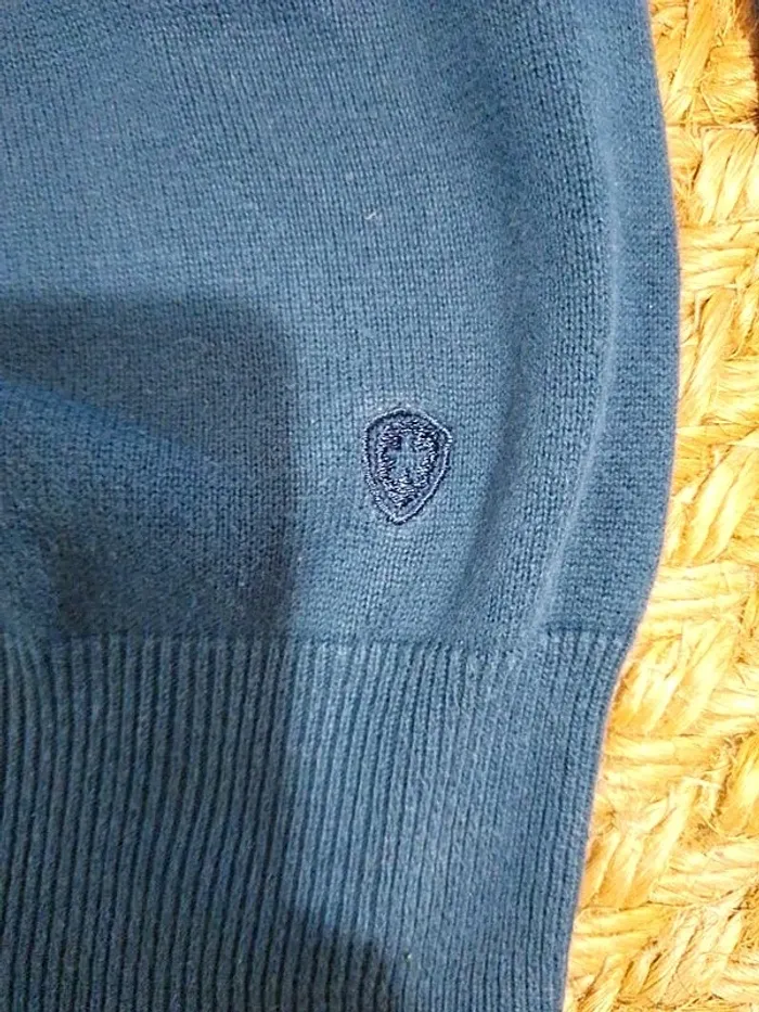🧥 Pull fin bleu célio taille M - 100 %coton - photo numéro 4
