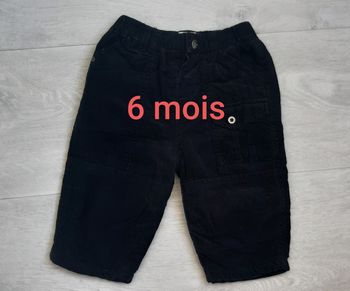 Pantalon velours noir