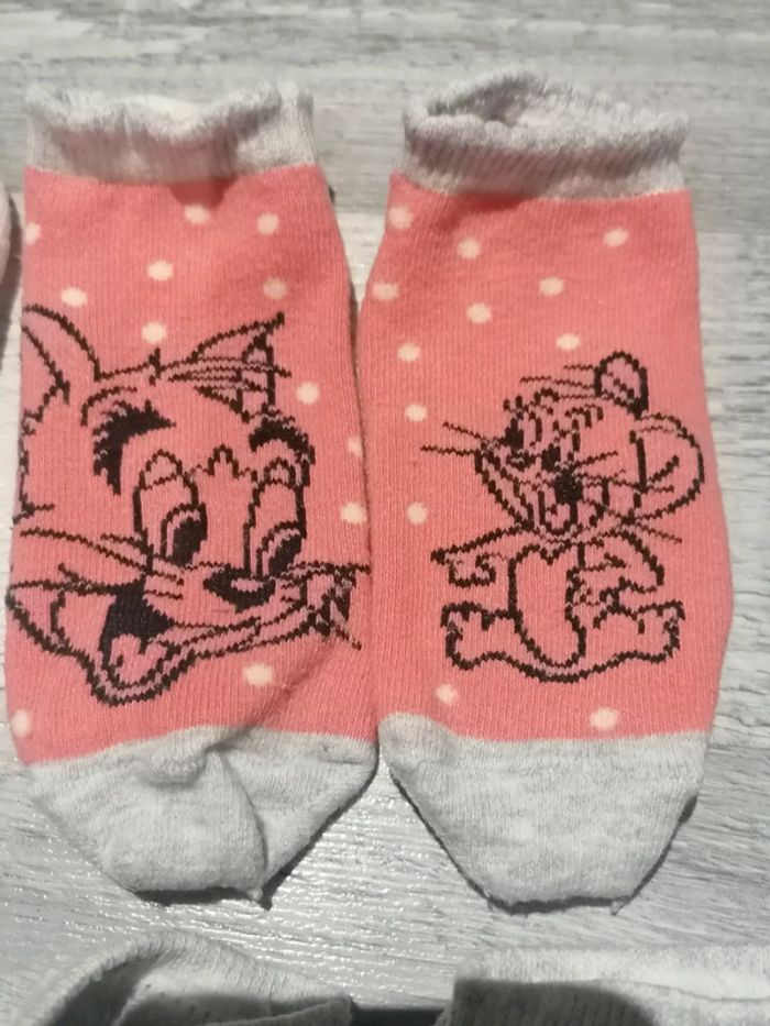 4 paires de socquettes Tom et Jerry 🐭 T 27/30 - photo numéro 5