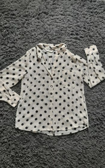 Chemise à pois Stradivarius