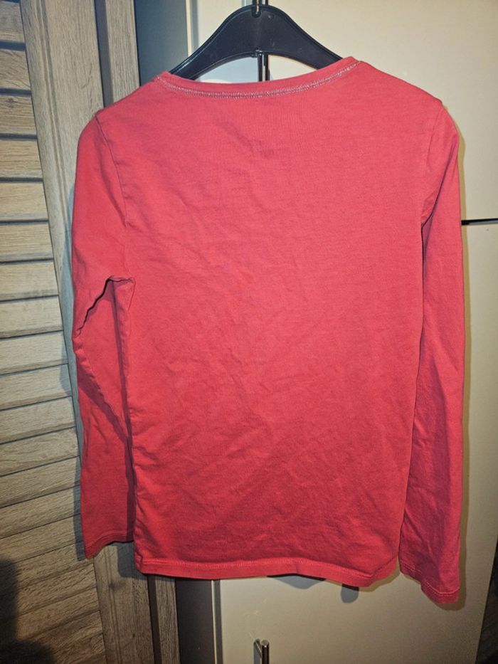 Pull léger manche longue NKY fuschia 10 ans - photo numéro 4