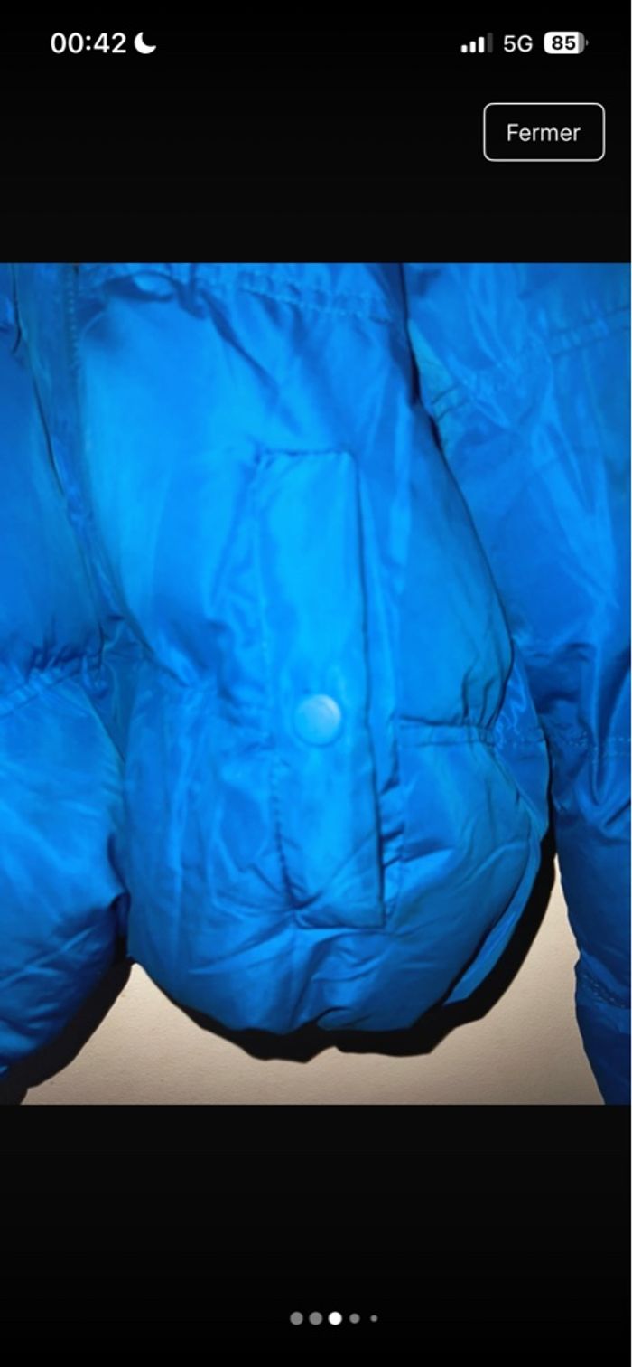 Doudoune bleu - photo numéro 3