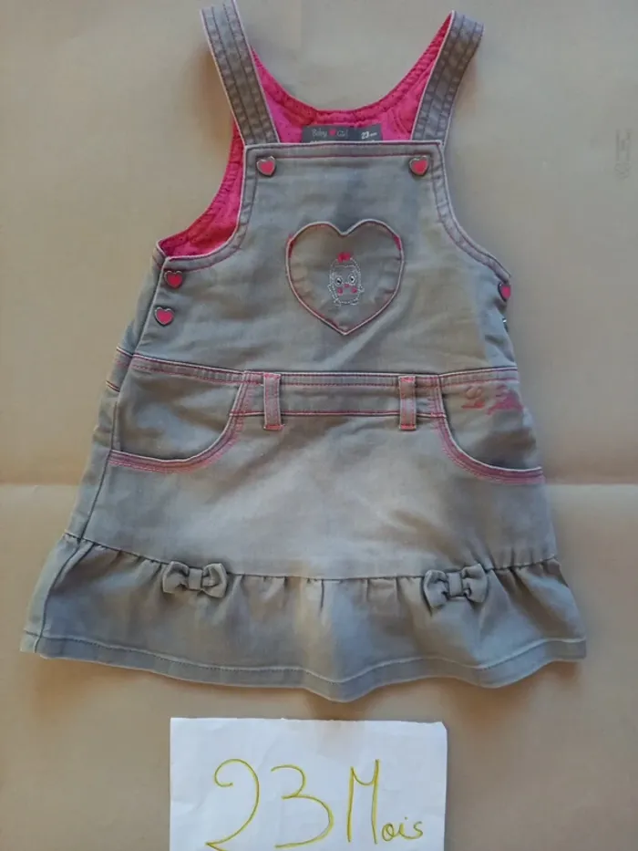 Robe salopette 23 mois