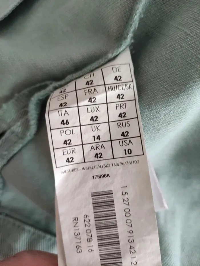 🍡 veste pistache broderie anglaise neuve avec antivol 🌱 - photo numéro 10