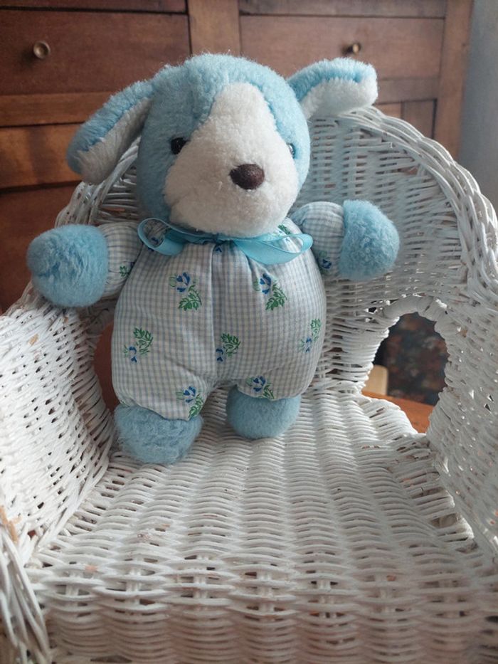 Peluche vintage chien Ajena