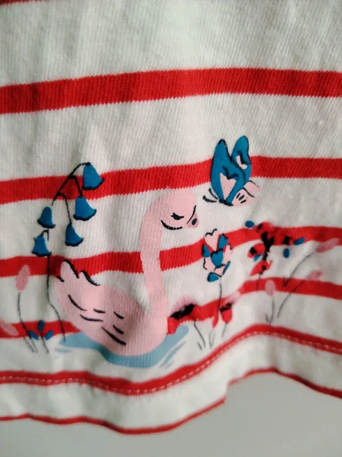 T-shirt manches longues cygnes SGMJ 8 ans - photo numéro 6
