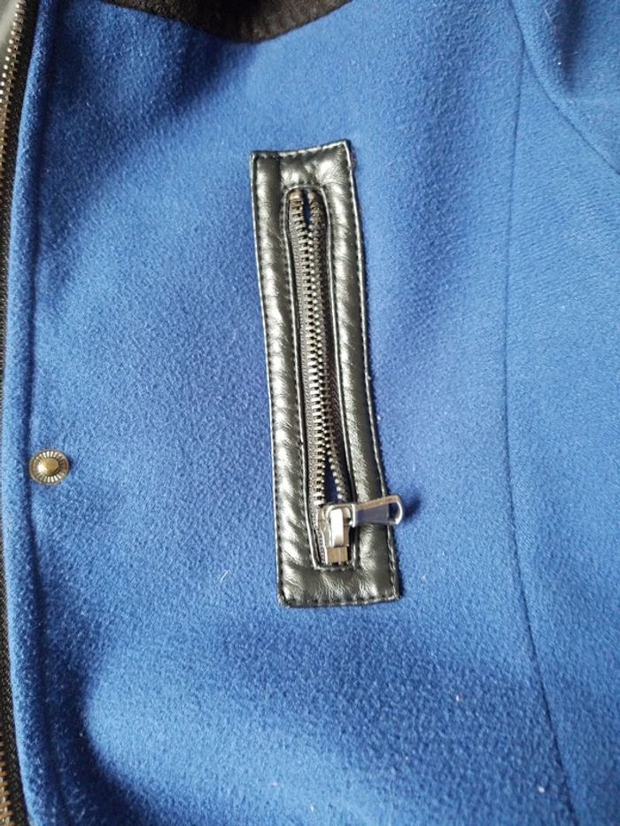 Manteau bleu/noir Cache Cache - photo numéro 4