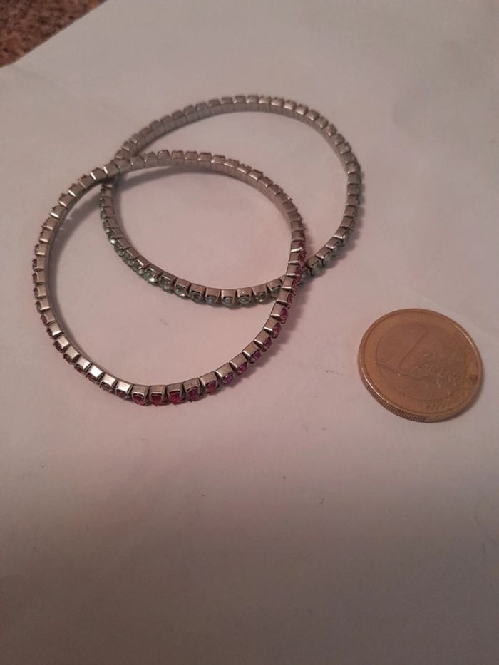 Magnifique lot 2 bracelets vitrage extensibles - photo numéro 2