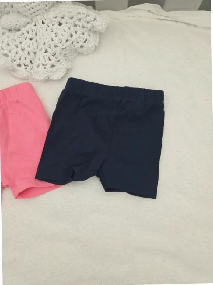 Lot 2 shorts 3 mois fille - photo numéro 3