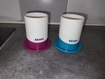 lot de 2 verres béaba