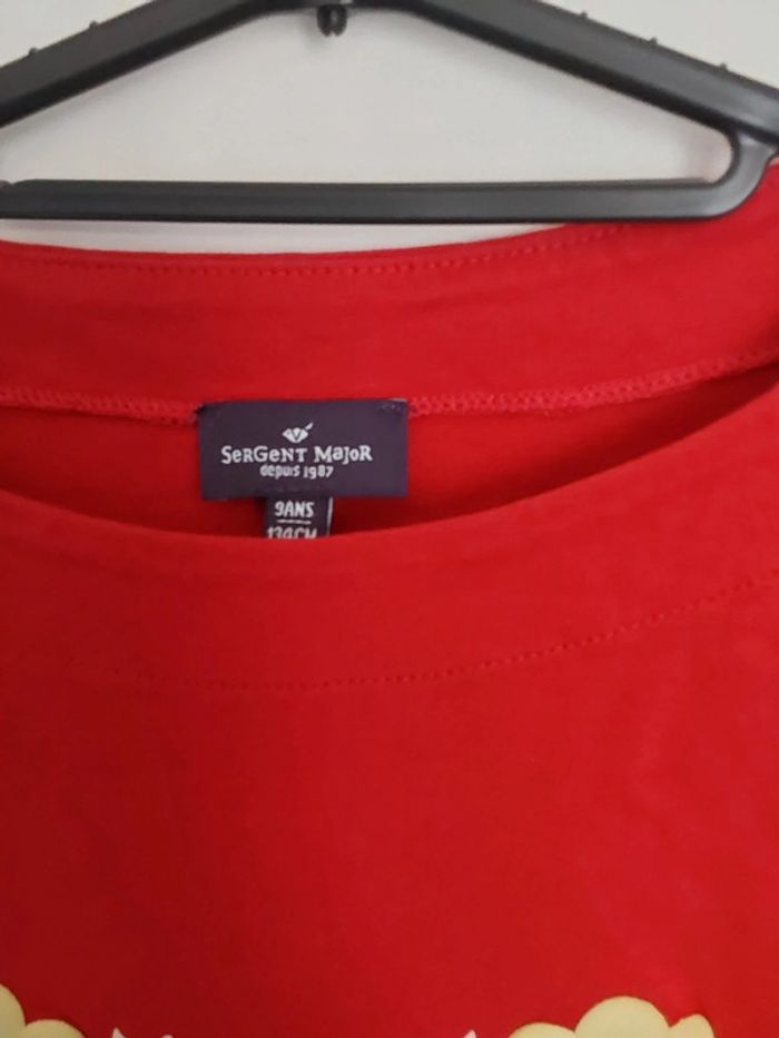 T shirt sergent major fille 9 ans - photo numéro 3