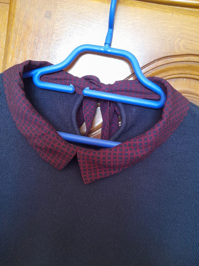 Pull col et noeud dos taille m - photo numéro 2