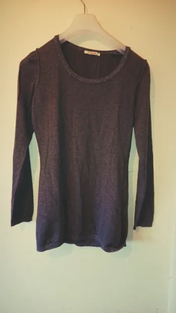 Pull camaïeu marron