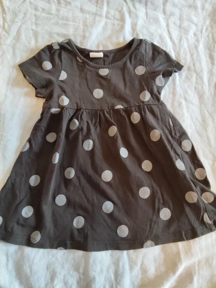 Robe à pois 80 cm