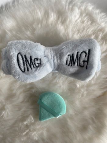 Lot Bandeau + éponge à maquillage