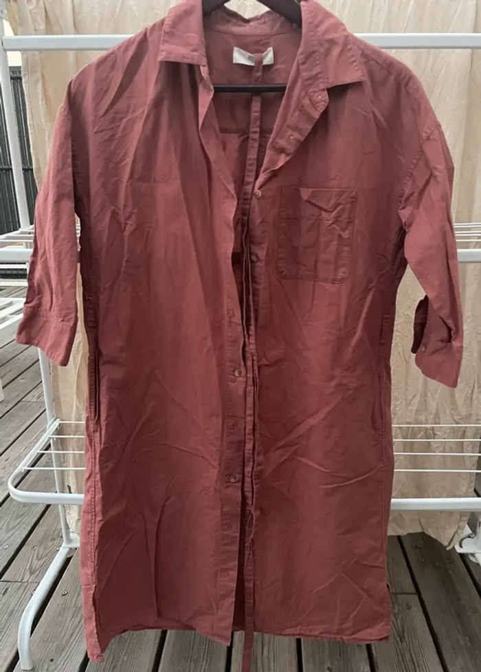 Robe chemise Lin mélangé Uniqlo