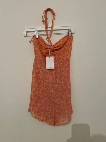 Combinaison short à fleurs