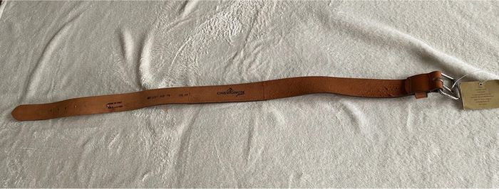 Ceinture Chevignon vintage en cuir marron taille 70 - photo numéro 16