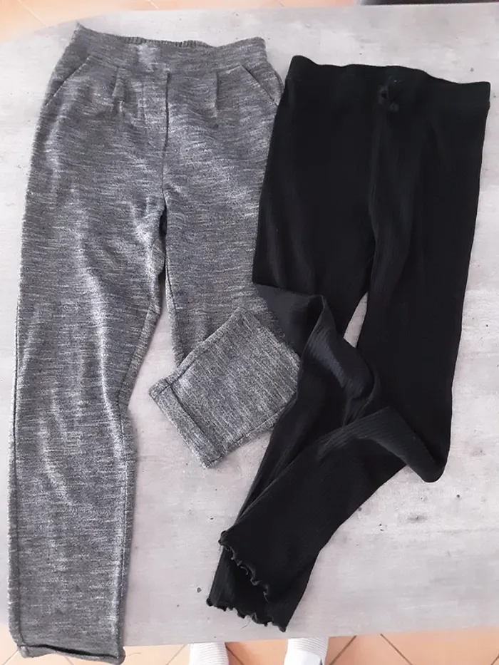 Lot leggings fille 10ans - photo numéro 2