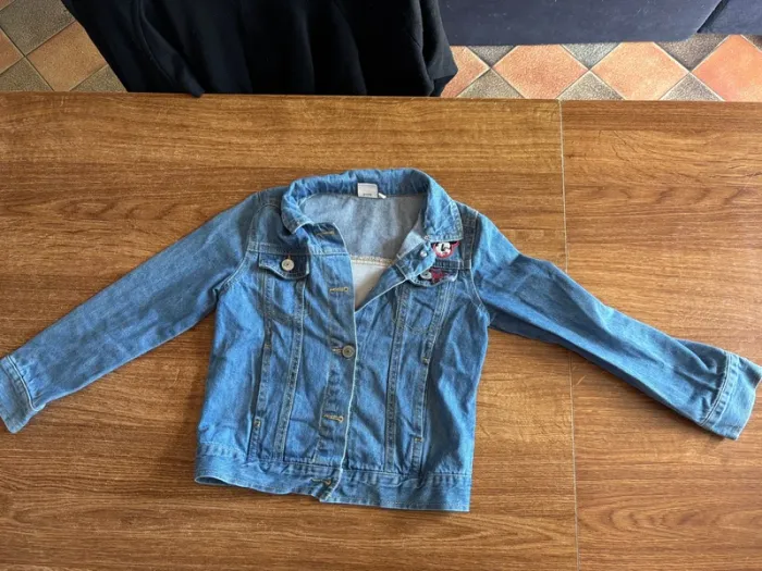 Veste en jean fille Minnie - photo numéro 2