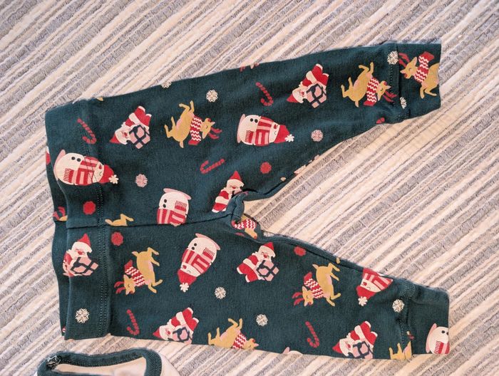Ensemble body et legging Noël 6 mois - photo numéro 2