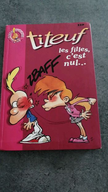 Livre titeuf les filles c'est nul
