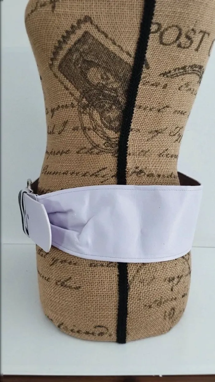 Ceinture souple lilas 85 cm femme - photo numéro 4