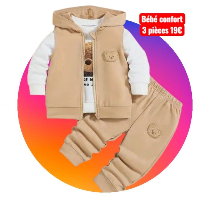 Tenue bébé 3 pièces âge 6-9 M