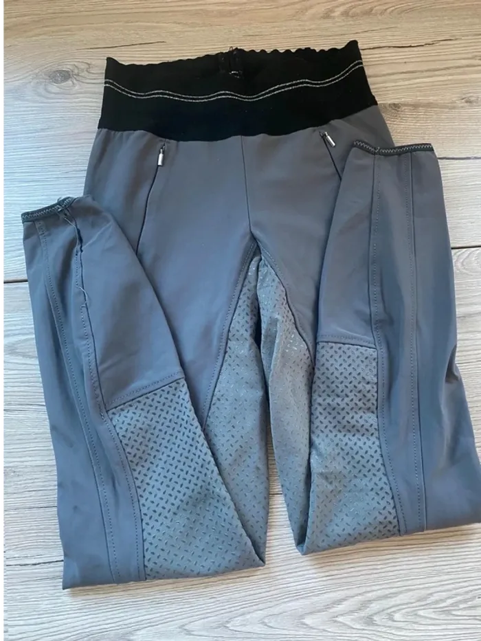 Legging Pikeur – Gris Full Grip – Taille 34 – Bon État - photo numéro 2