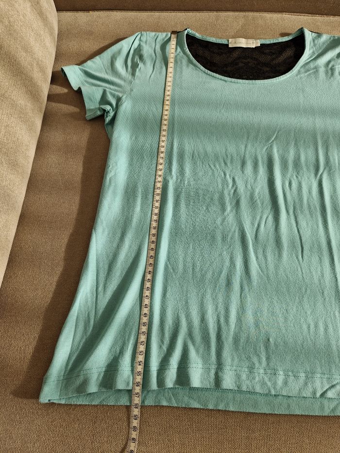 Tee-shirt bleu avec bordage noir dans le dos Armor-Lux - photo numéro 8