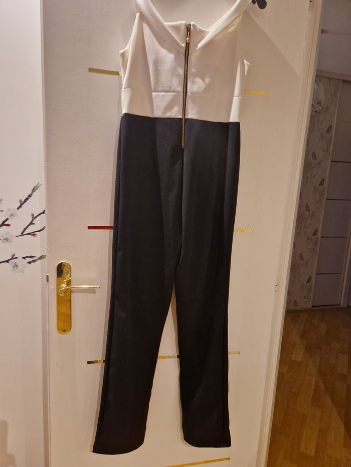 Combinaison glamour noire et blanche - photo numéro 3