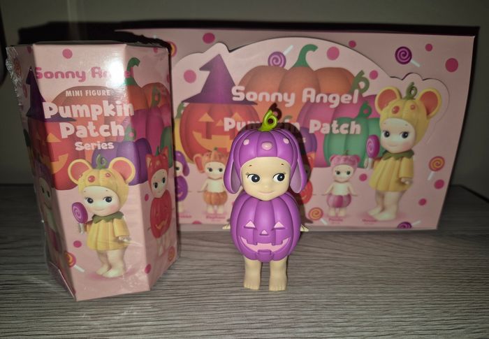Sonny angel lop ear rabbit / 🐰 lapin belier collection halloween  serie Pumpkin Patch neuf