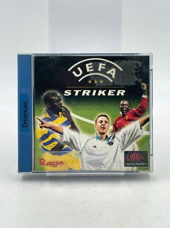 Jeu vidéo UEFA Striker sur console Sega Dreamcast