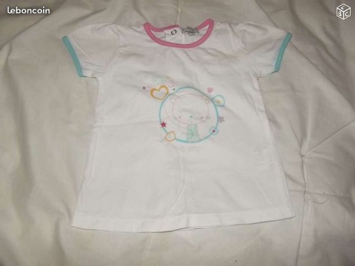 T-shirt Fille manches courtes, T. 3 ans