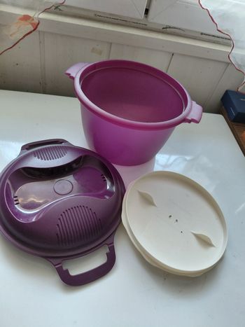 Tupperware cuit riz cuiseur a riz 2.2 litre violet 